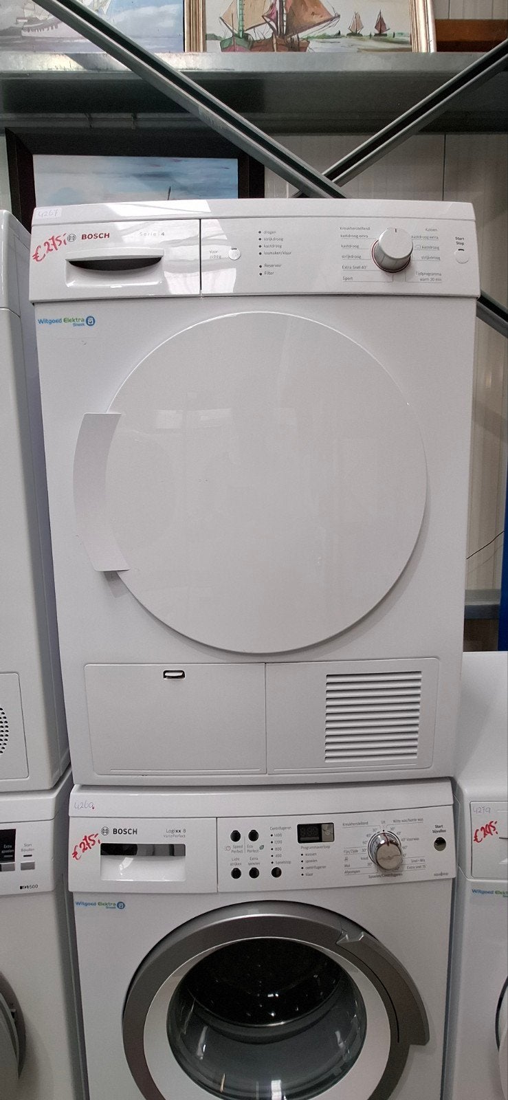 Bosch serie 4 condensdroger, 6 maand garantie 4267, Witgoed en Apparatuur, Wasdrogers, Ophalen, 6 tot 8 kg, Minder dan 85 cm, Refurbished