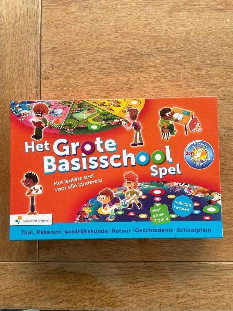 Het Grote Basisschool Spel - Educatief Bordspel, Hobby en Vrije tijd, Gezelschapsspellen | Bordspellen, Vijf spelers of meer, Ophalen of Verzenden
