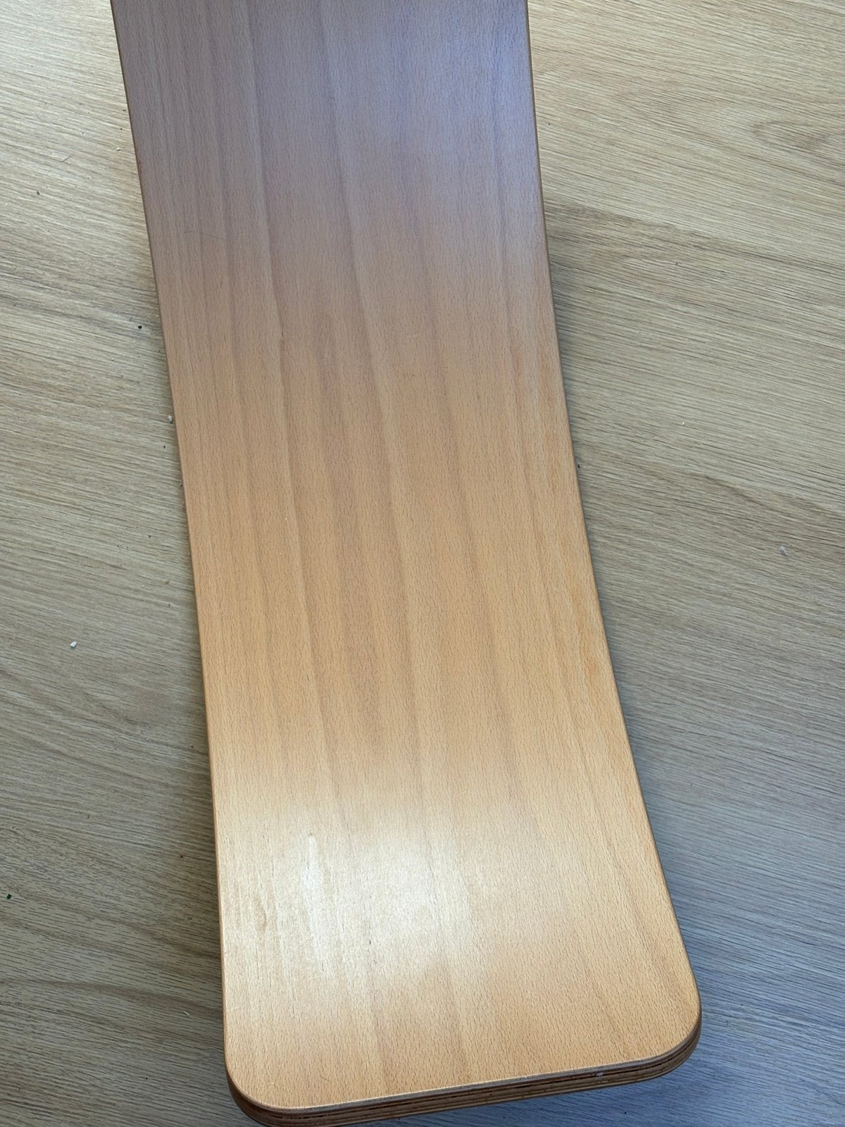 Foto 3 van Wobbel board met roze vilt speelgoed hout balans kinderen