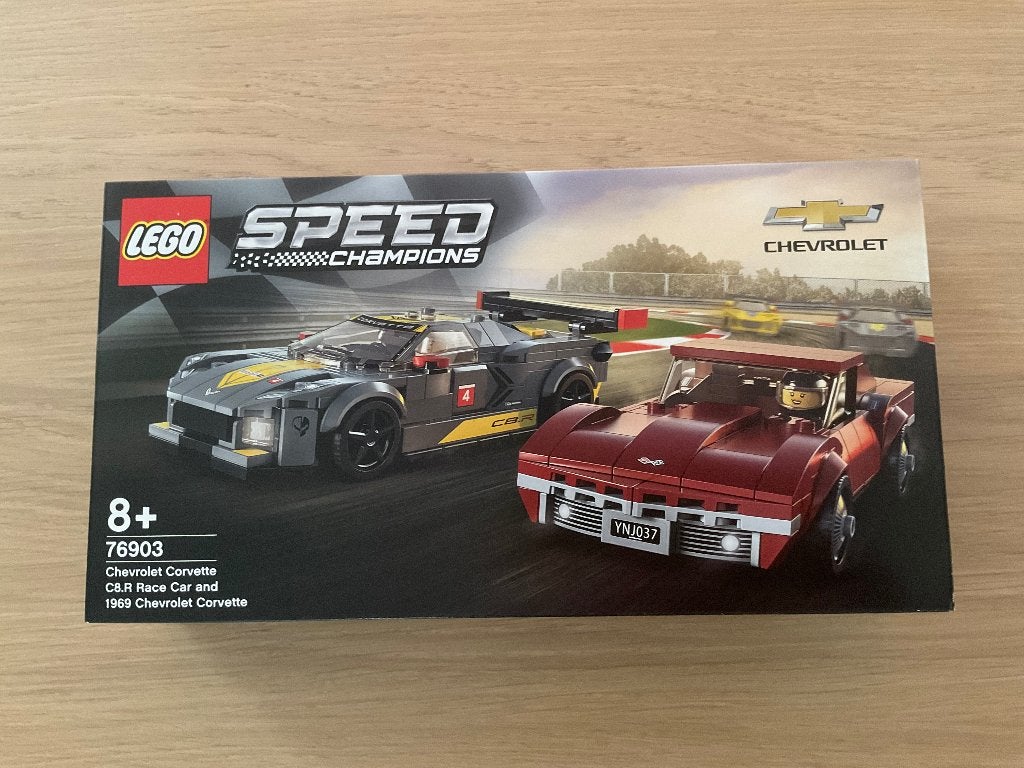 Chevrolet Corvette C8.R & 1969 Chevrolet Corvette Lego 76903, Lego, Nieuw, Complete set, Ongeopend/sealed