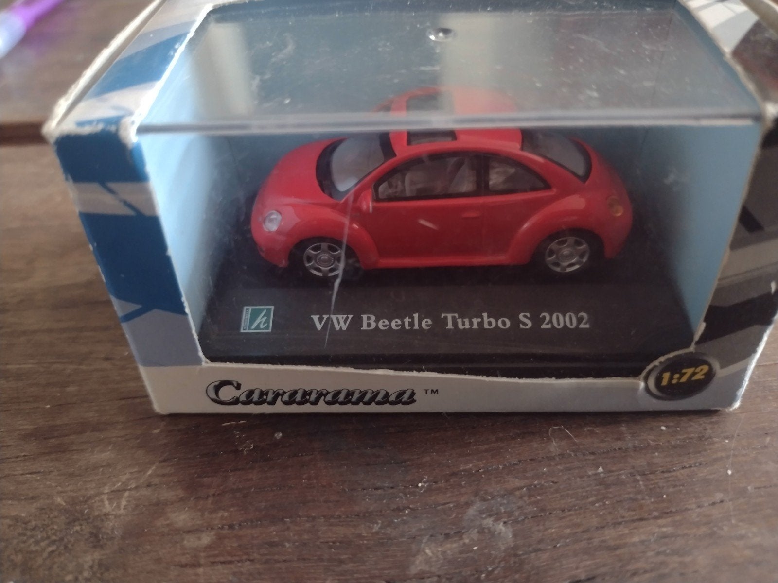 Modelauto VW Beetle Turbo S 2002 - Schaal 1/72 Cararama, Ophalen of Verzenden