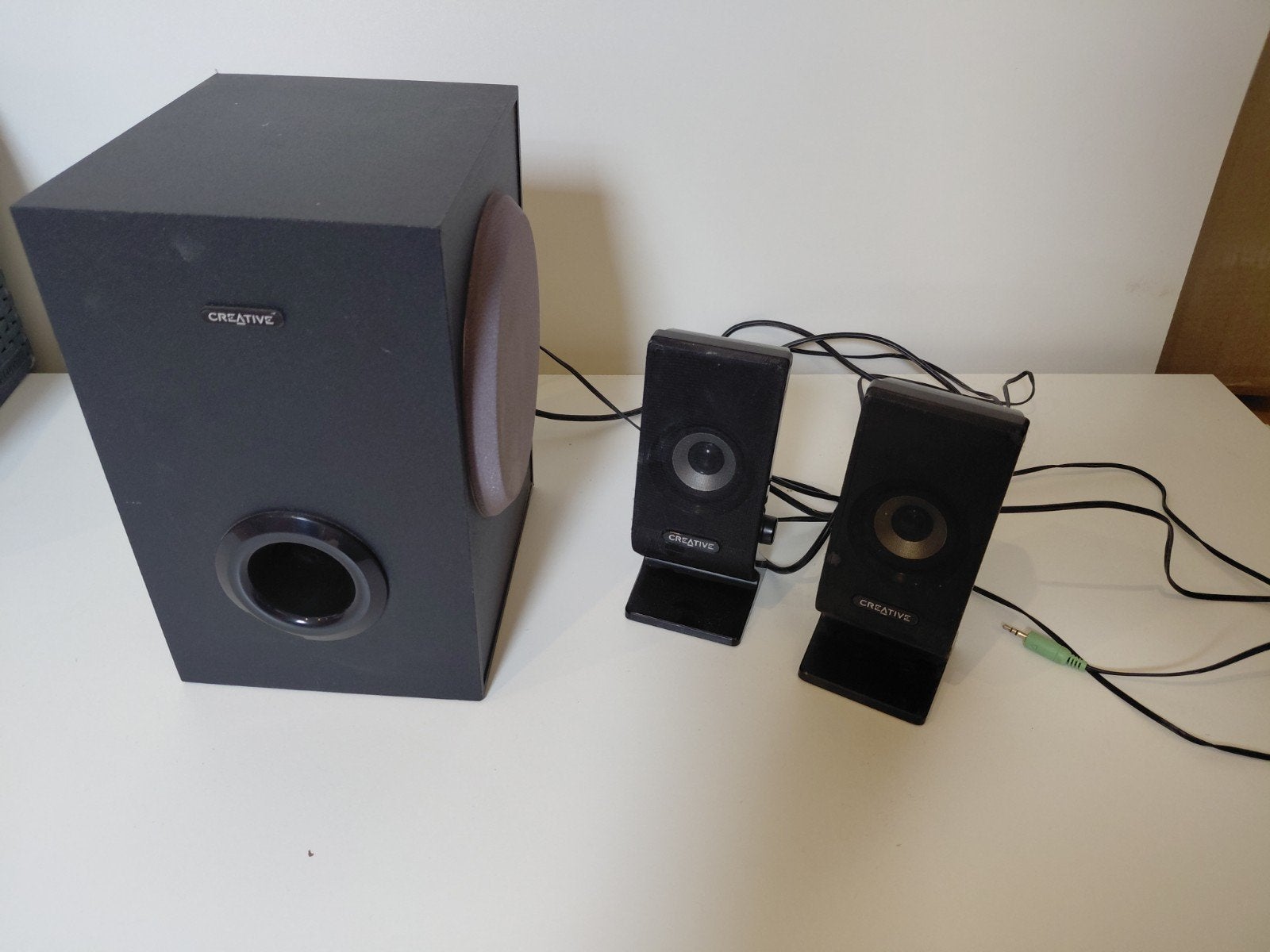 Creative A300 2.1 Luidsprekerset met Subwoofer, Ophalen of Verzenden, Gebruikt, Audiokanaal 2.1, Creative