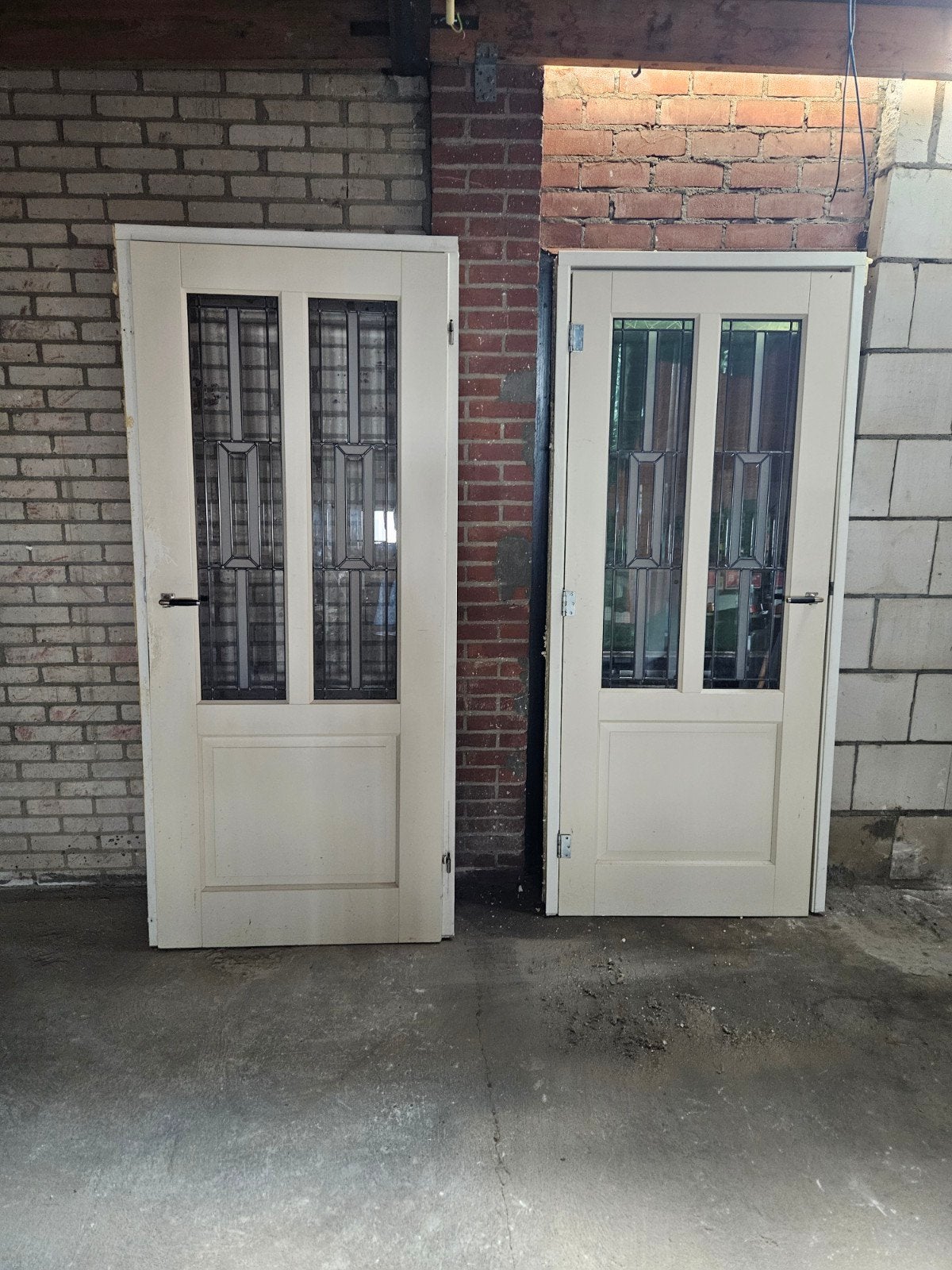 Binnendeuren, Doe-het-zelf en Verbouw, Deuren en Horren, Ophalen, Glas, Binnendeur, 200 tot 215 cm