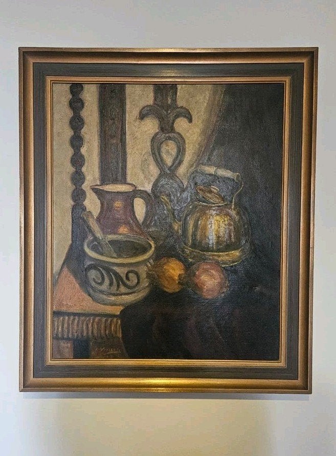 Stilleven van Alfons Vermeer (1905-1994), Ophalen