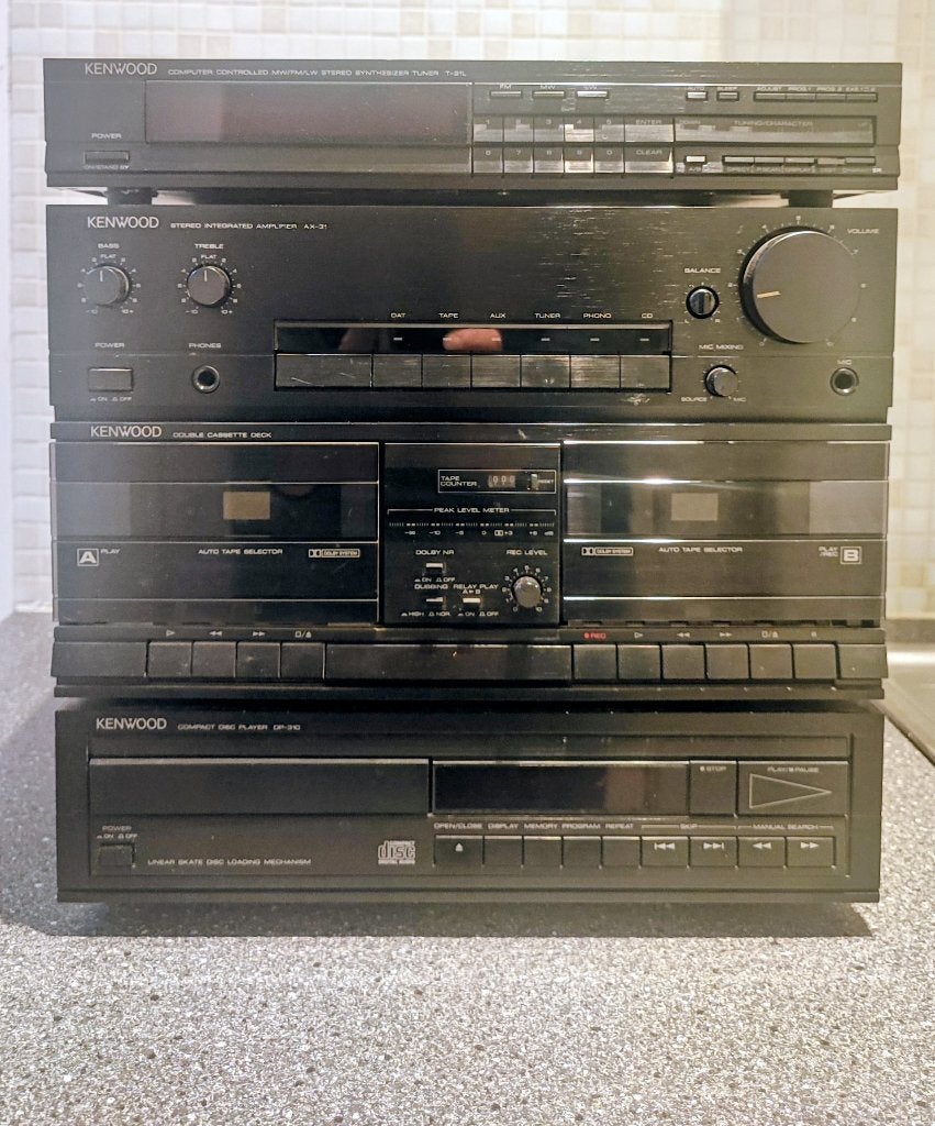 Kenwood vintage M51 midi set, compleet en 100% werkend, Losse componenten, Ophalen, Overige merken, Cassettedeck