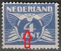 Vliegende Duif No.176 XX druktoeval. ADV. no.67 P., Verzenden, T/m 1940