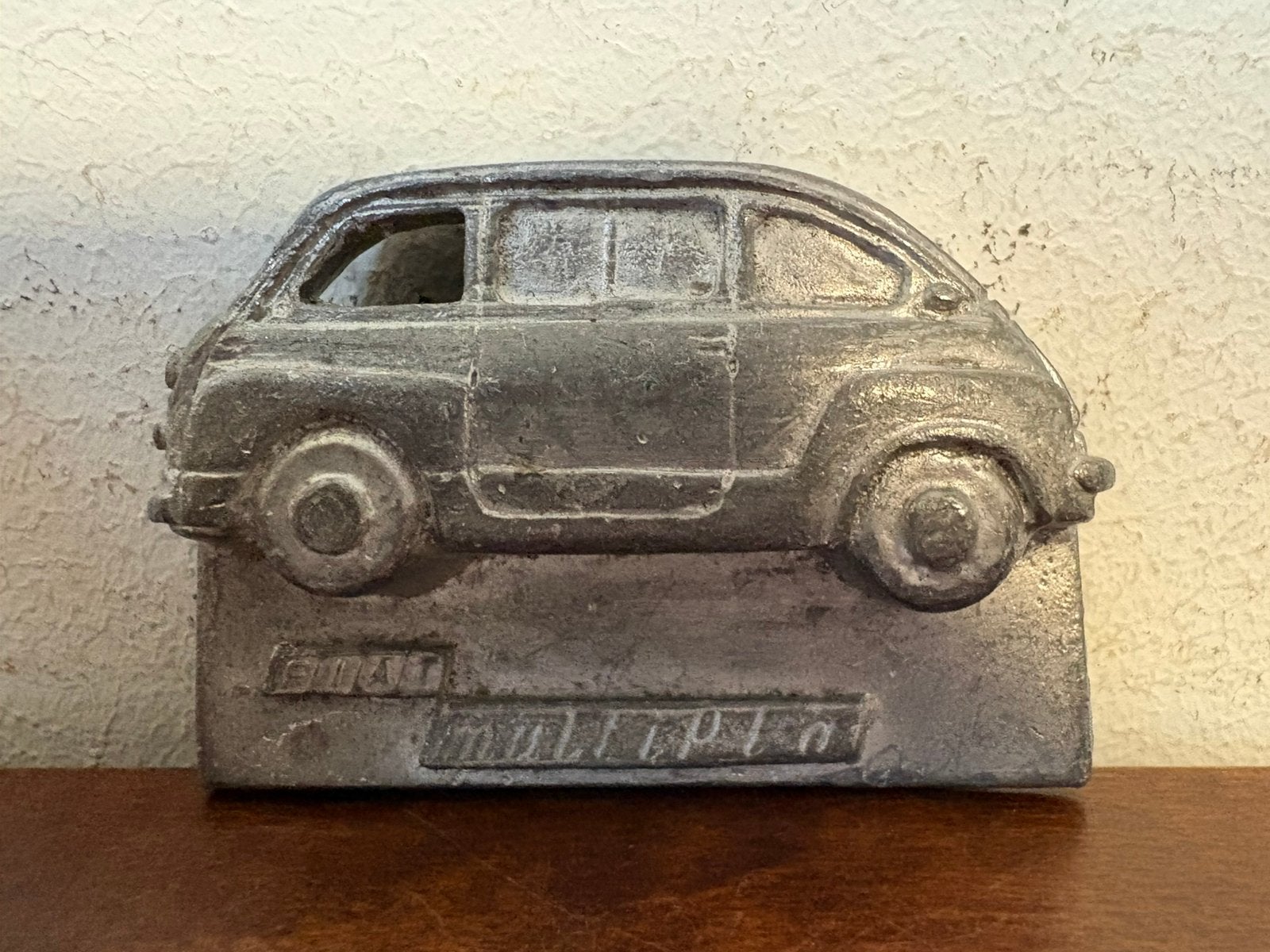 Fiat 600 Multipla schaalmodel van metaal (tin?), Verzamelen, Automerken, Motoren en Formule 1, Ophalen of Verzenden, Gebruikt