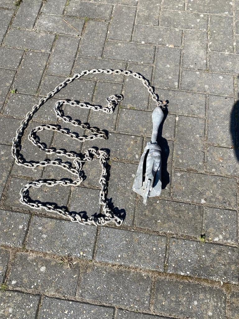 klein anker met ketting, Ophalen of Verzenden, Gebruikt, Overige typen