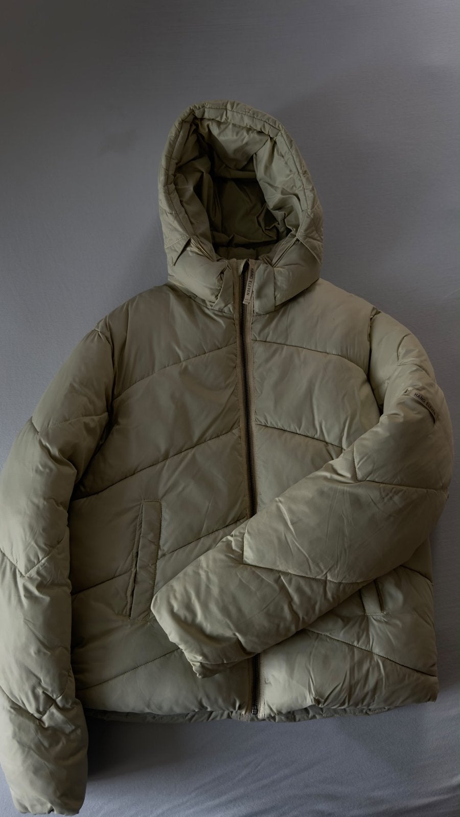 Hang Eleven Premium Puffer Jas Maat M, Ophalen of Verzenden, Nieuw, Maat 38/40 (M), Beige
