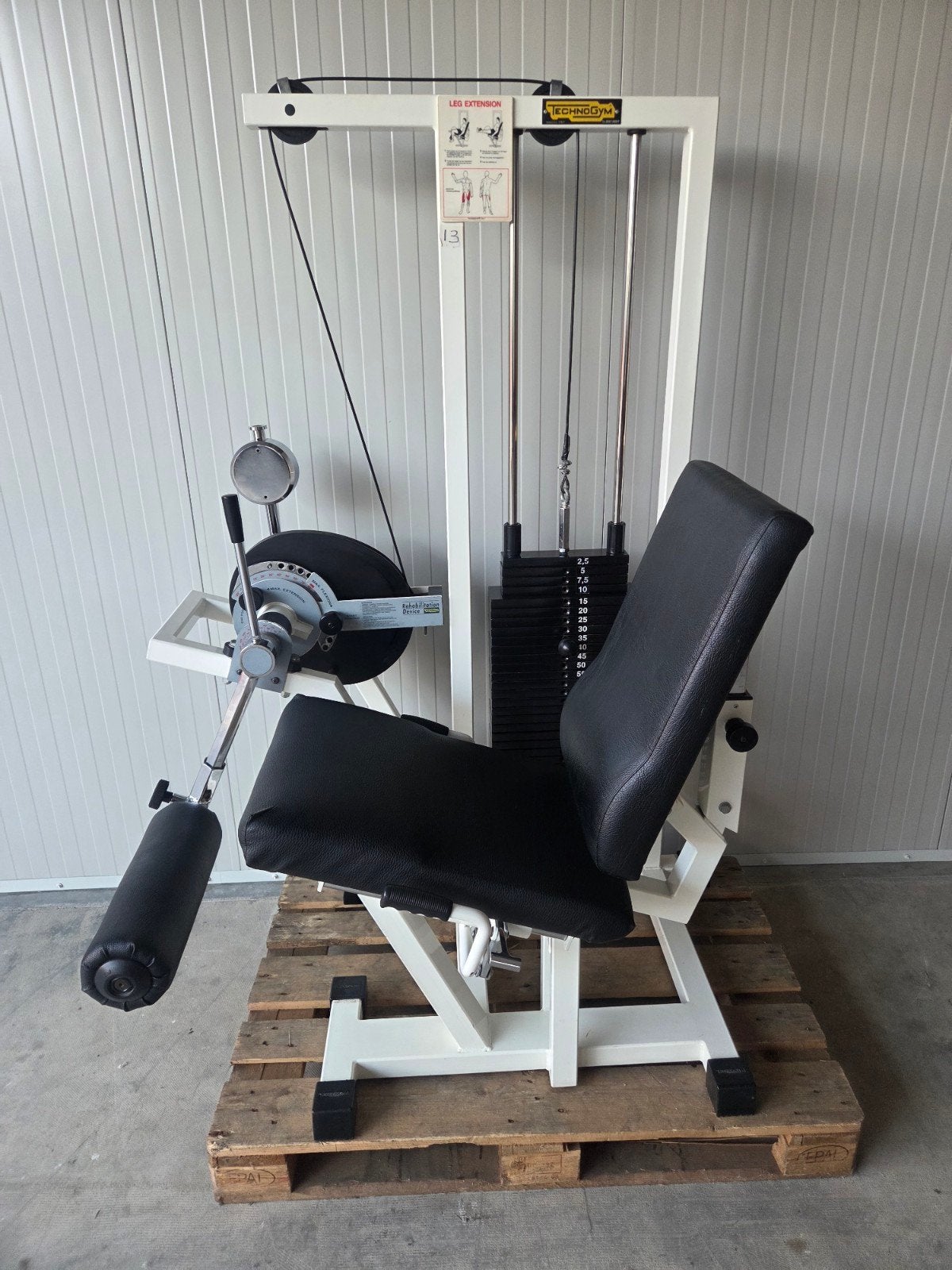 technogym leg extention met 120kg steekgewichten, Ophalen, Overige typen