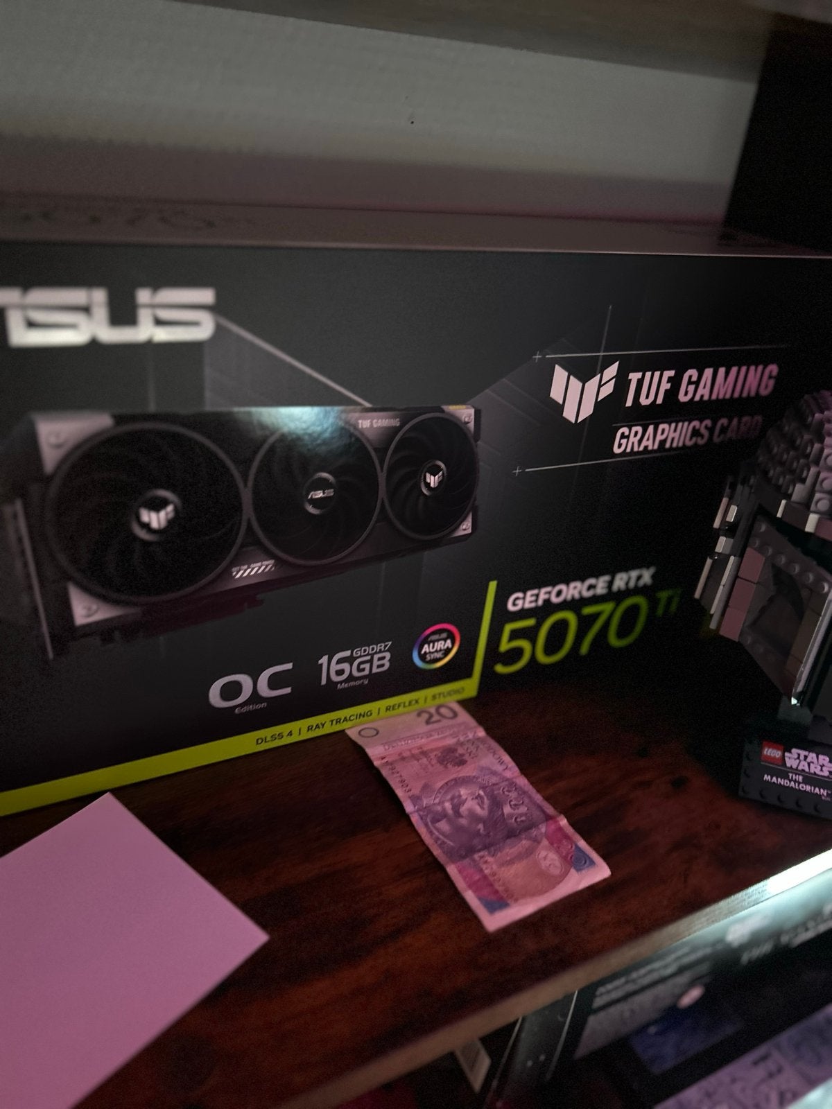 ASUS TUF Gaming GeForce RTX 5070 Ti OC 16GB GDDR7, Ophalen, GDDR, Zo goed als nieuw, PCI-Express 5