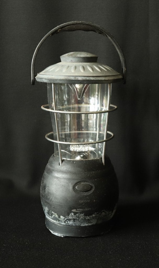 Noodlamp met zwengel, Ophalen of Verzenden, Gebruikt, Accu