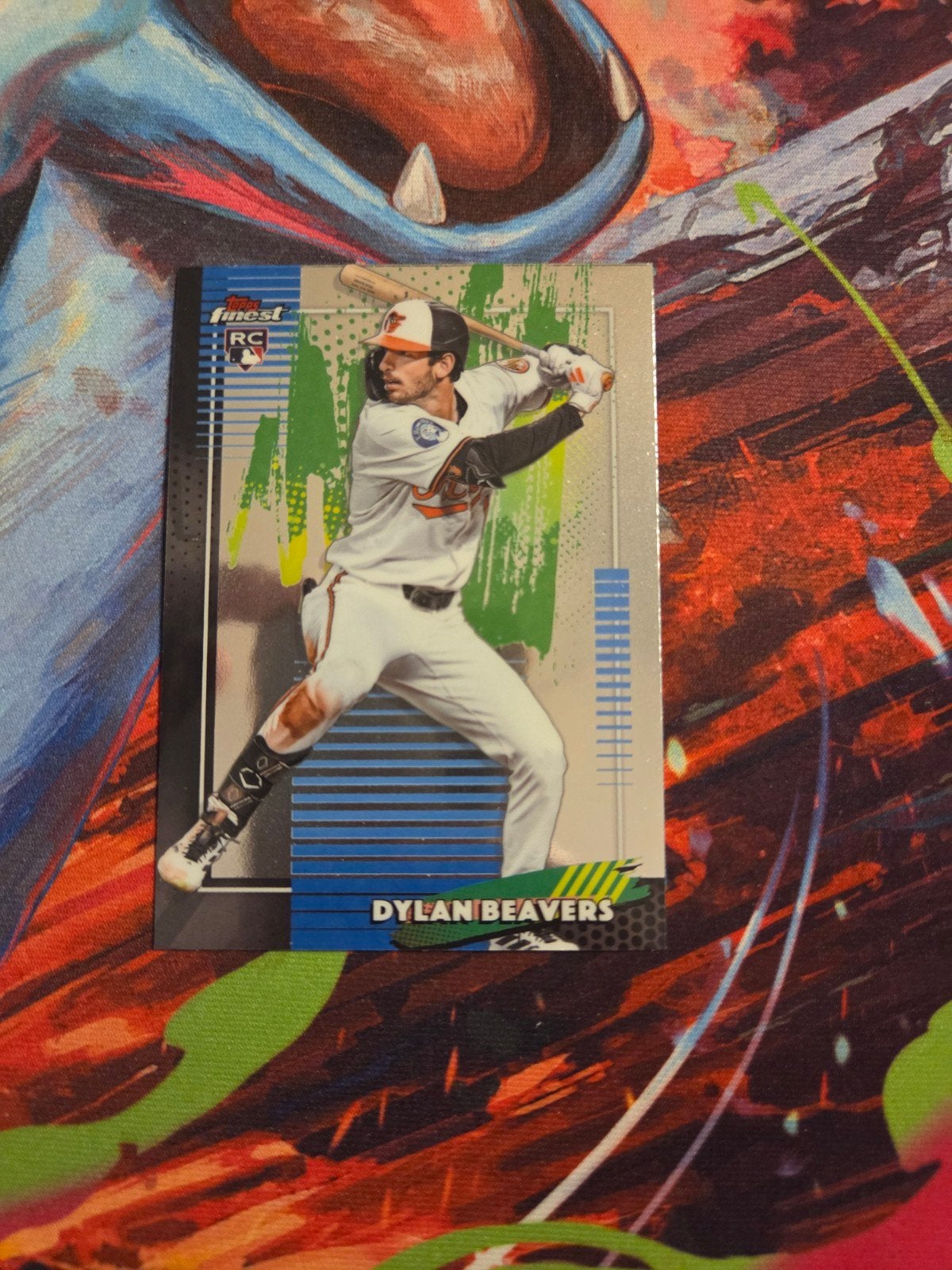 Topps Finest Dylan Beavers RC - Baltimore Orioles Honkbal, Verzamelen, Ophalen of Verzenden, Nieuw, Overige sporten, Spelerskaart