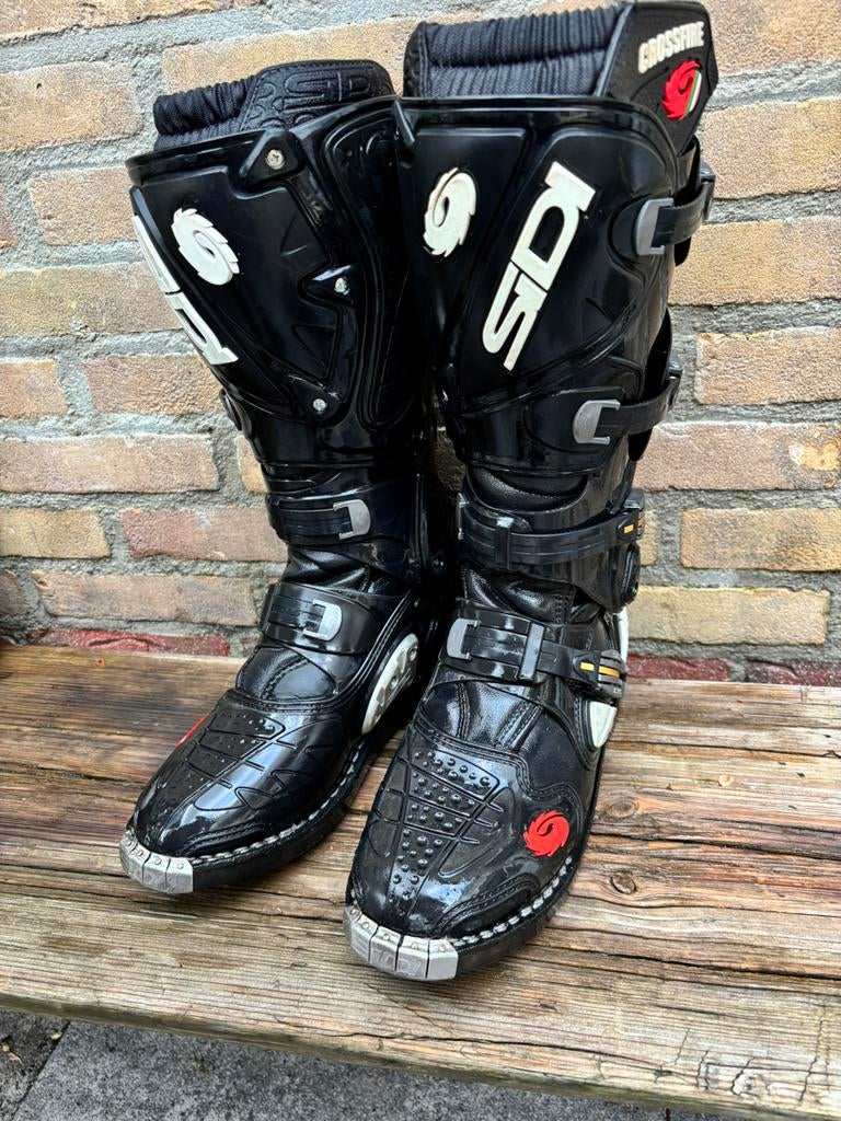 Motorcross laarzen Sidi crossfire 44, Motoren, Kleding | Motorkleding, Ophalen of Verzenden, Tweedehands, Heren, Laarzen