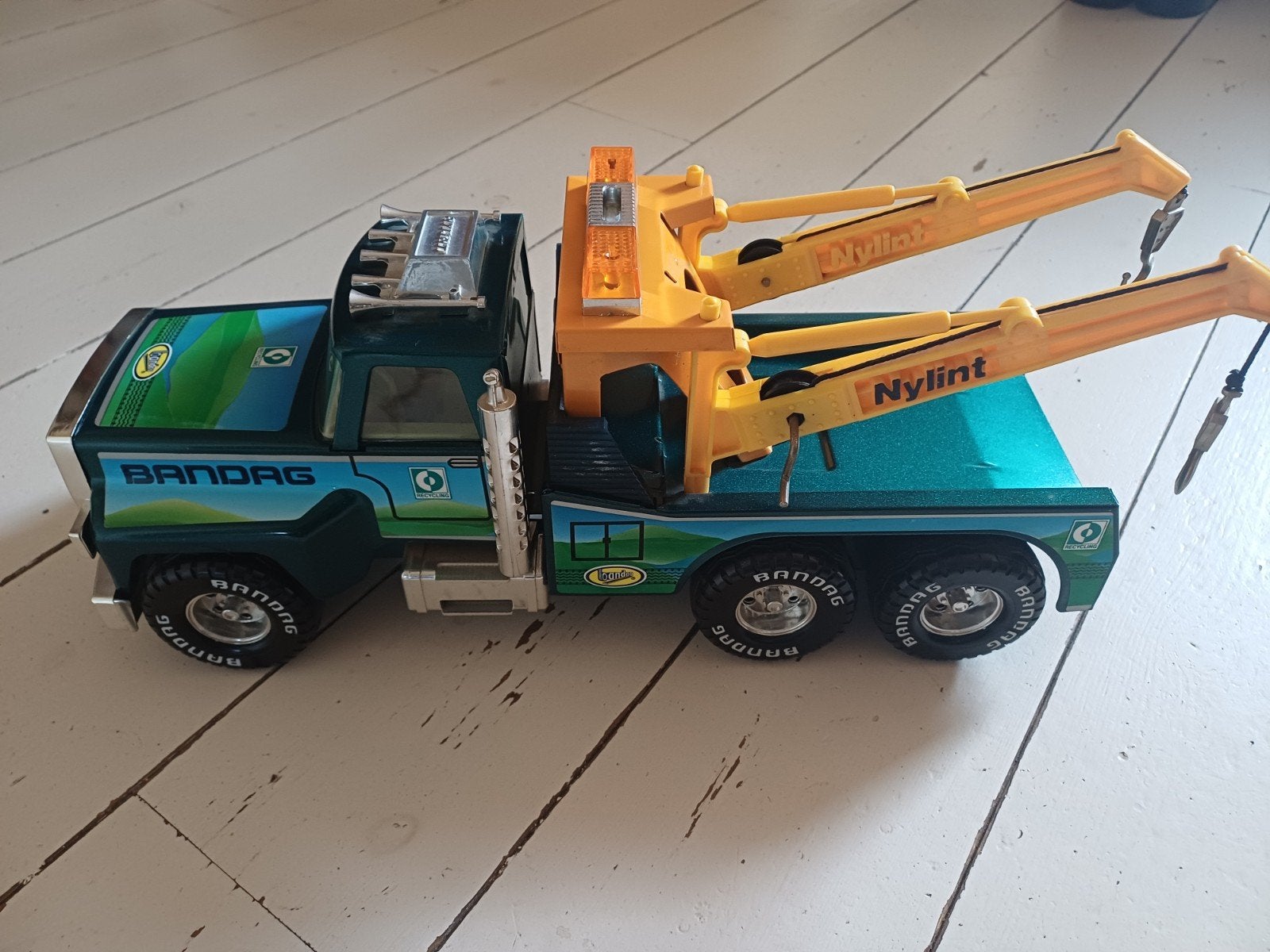 Vintage Nylint Bandag Sleepwagen Speelgoedtruck, Ophalen of Verzenden, Gebruikt