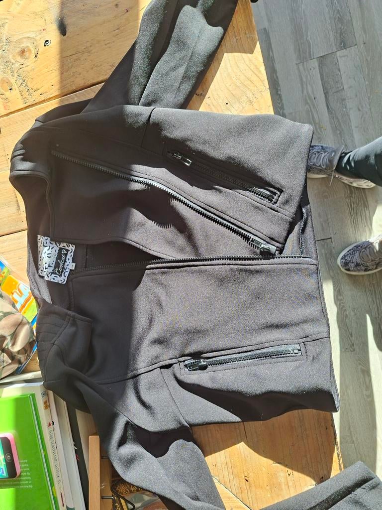 Zwart Coolcat jasje met ritsen - Maat S, Zwart, Ophalen of Verzenden, Zo goed als nieuw, Coolcat