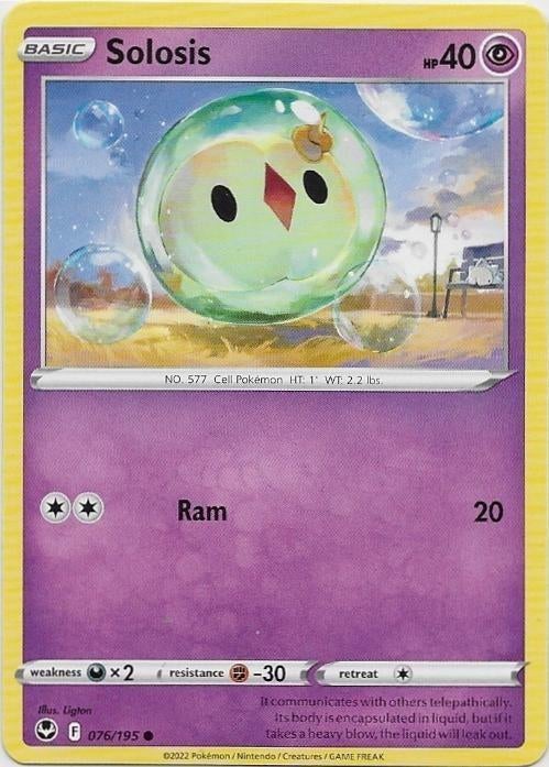 Silver Tempest,  Solosis [common] 76/195, Verzenden, Nieuw, Losse kaart