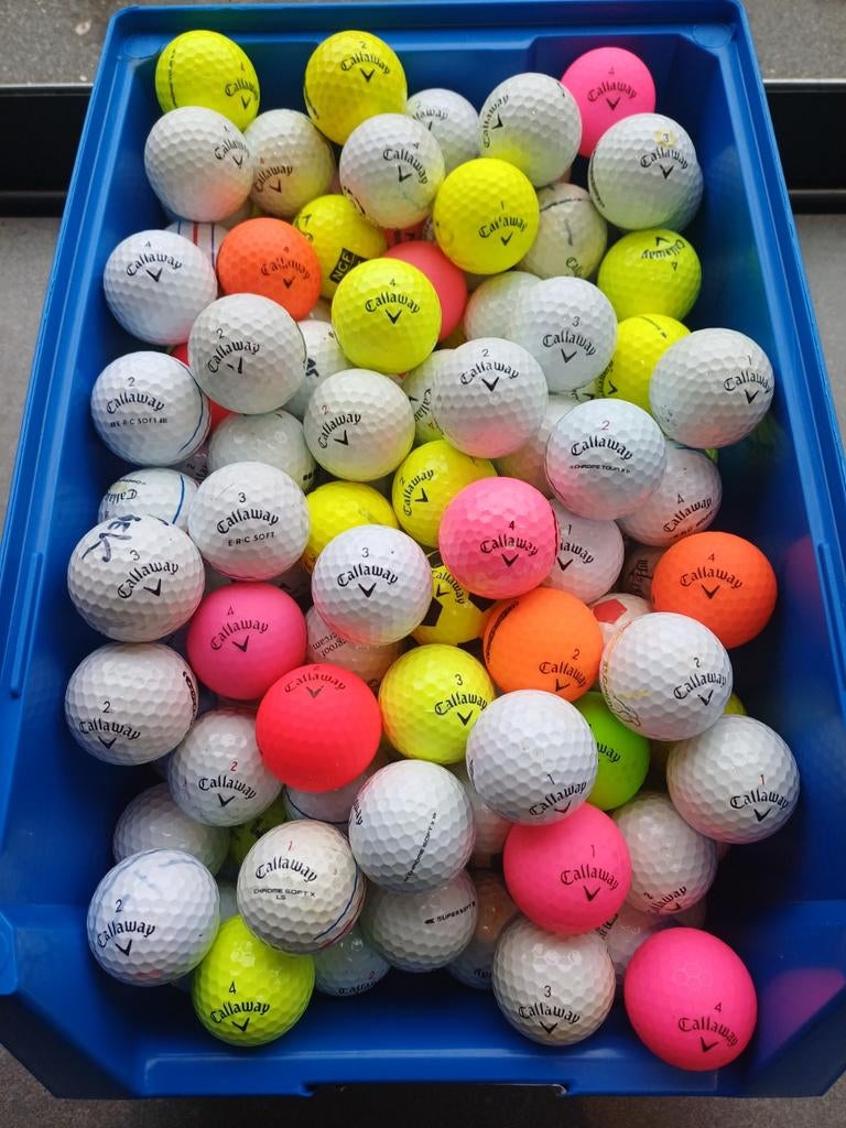Callaway supersoft golfballen zie beschrijving., Sport en Fitness, Ophalen of Verzenden, Zo goed als nieuw, Bal(len), Callaway