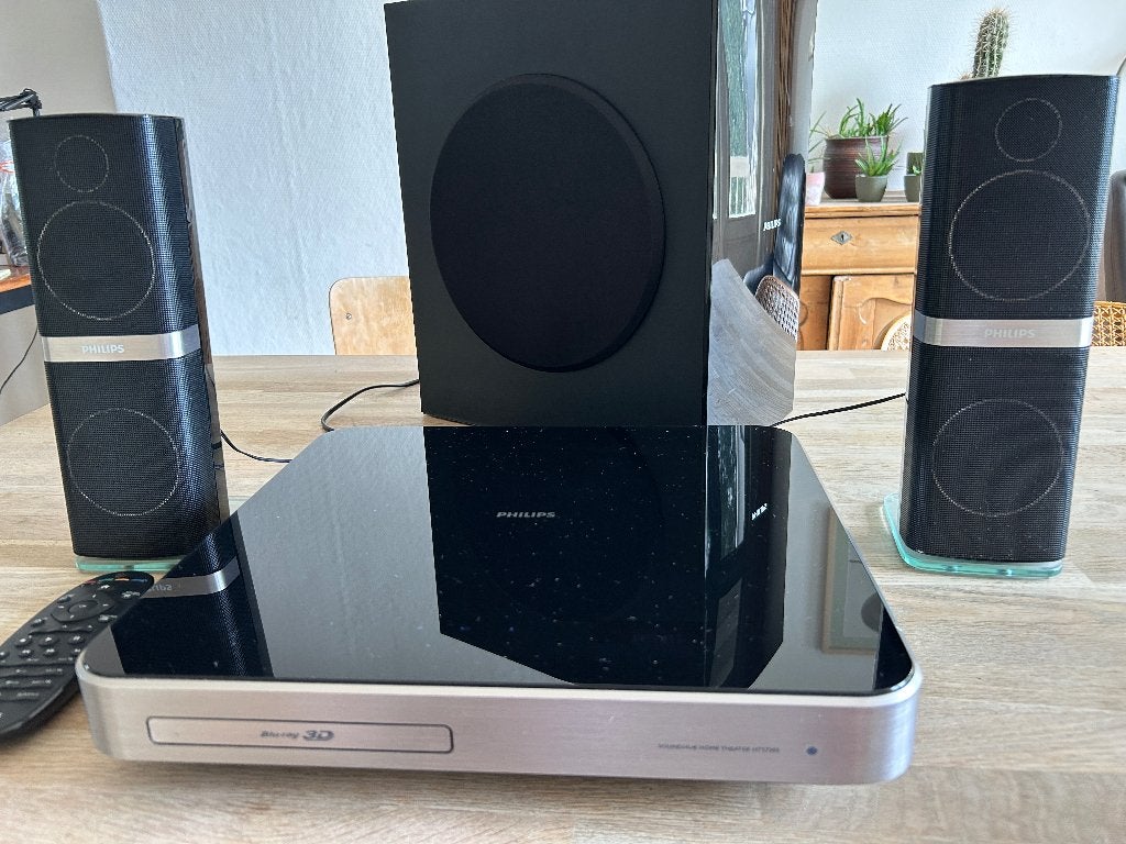 Philips SoundHub HTS7202 2.1 home cinema - defect, Audio, Tv en Foto, Home Cinema-sets, Ophalen, Philips, Gebruikt, 2.1-systeem