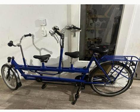 Tandem fiets, Fietsen en Brommers, Fietsen | Tandems, 55 cm of meer, Ophalen, Minder dan 49 cm, Minder dan 10 versnellingen