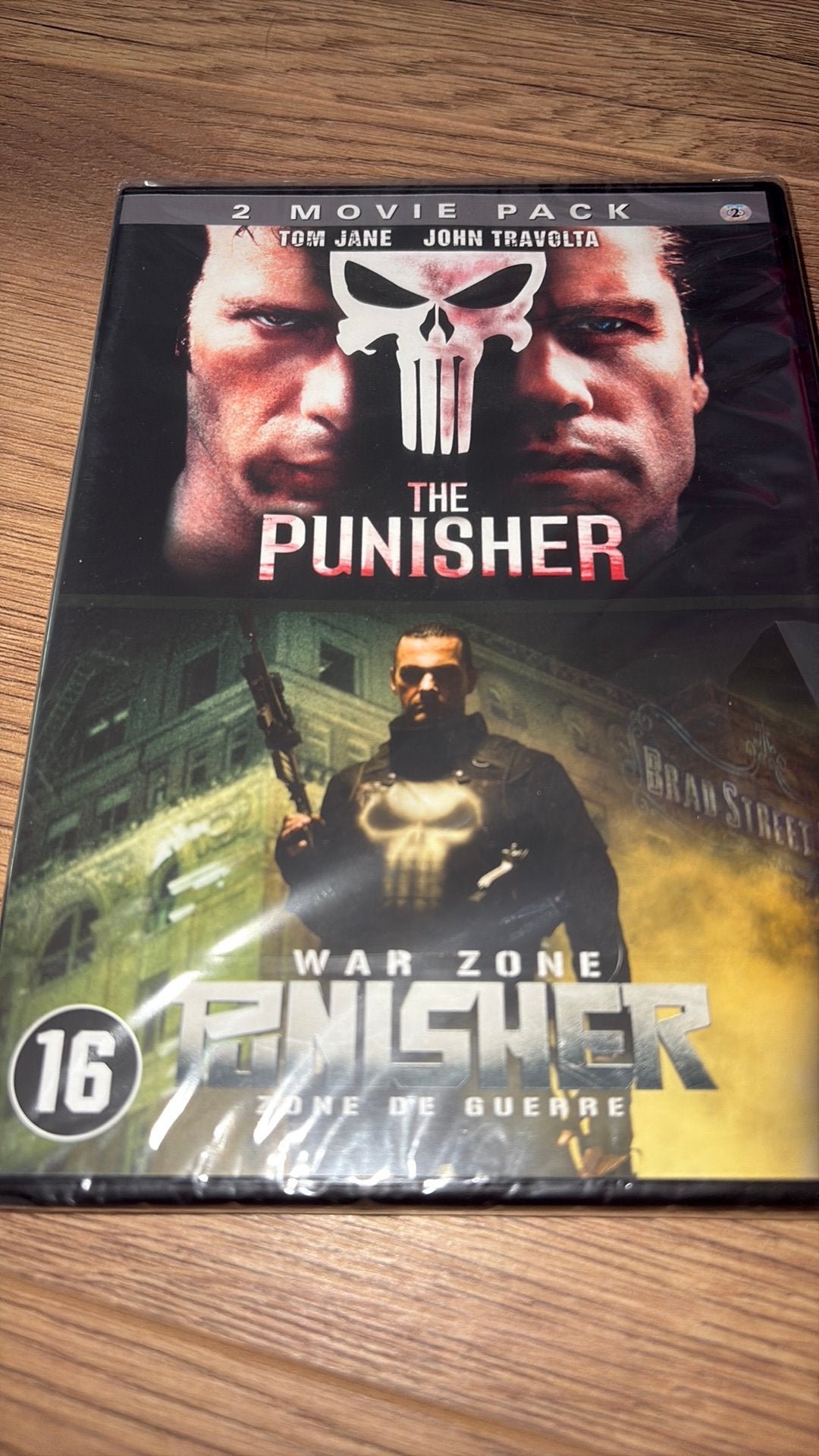 The Punisher met Thomas Jane en War Zone met Ray Stevenson., Vanaf 16 jaar, Ophalen of Verzenden, Zo goed als nieuw