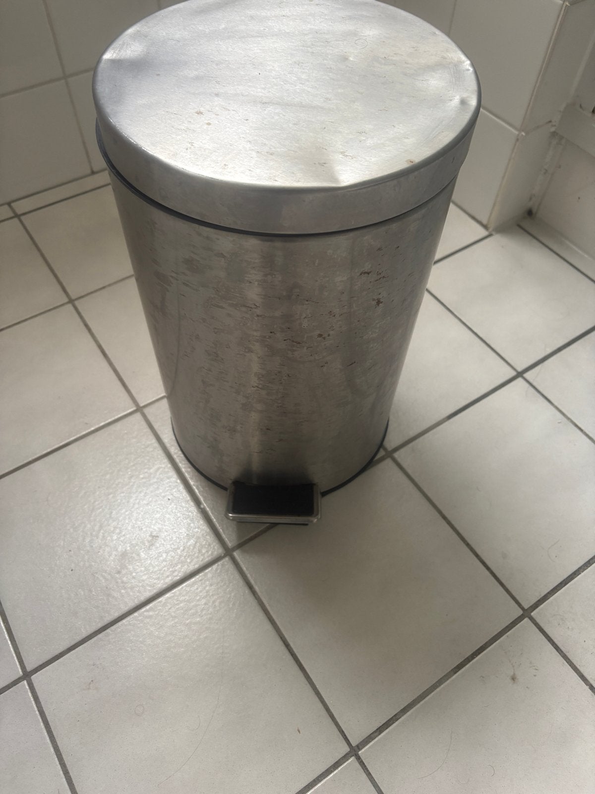 Metalen pedaalemmer - Gebruikt, Ophalen, 50 – 75, Gebruikt, Met pedaal