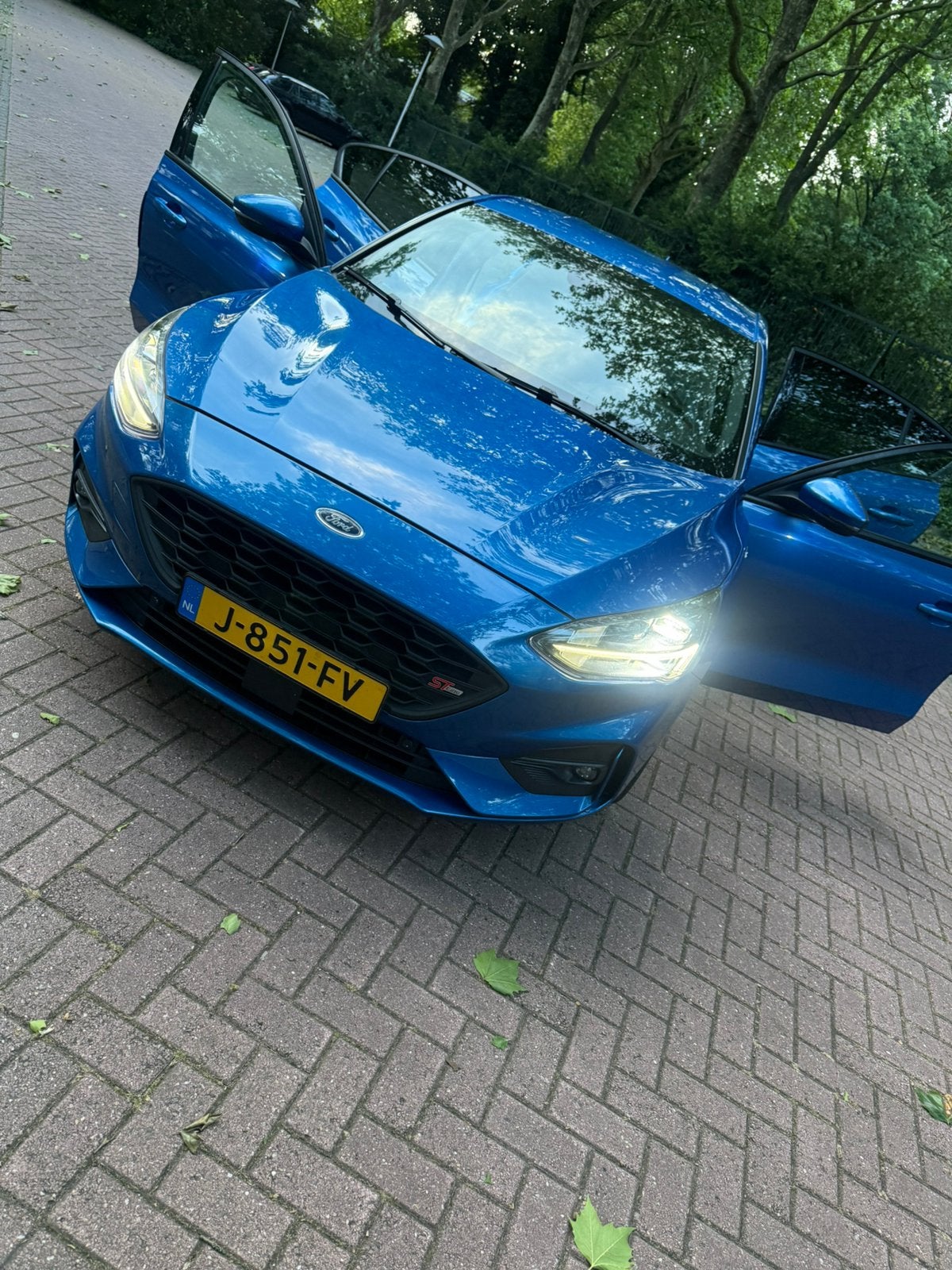 Ford Focus 1.0 Ecoboost 125pk 2020 Blauw ST-line, Auto's, Ford, 125 pk, Blauw, Origineel Nederlands, Particulier