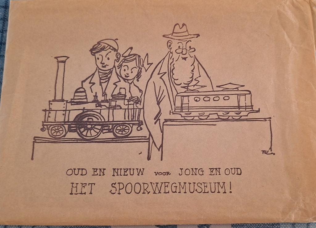 Set van 5 Spoorwegmuseum Ansichtkaarten - Treinen & Trams, Ophalen of Verzenden
