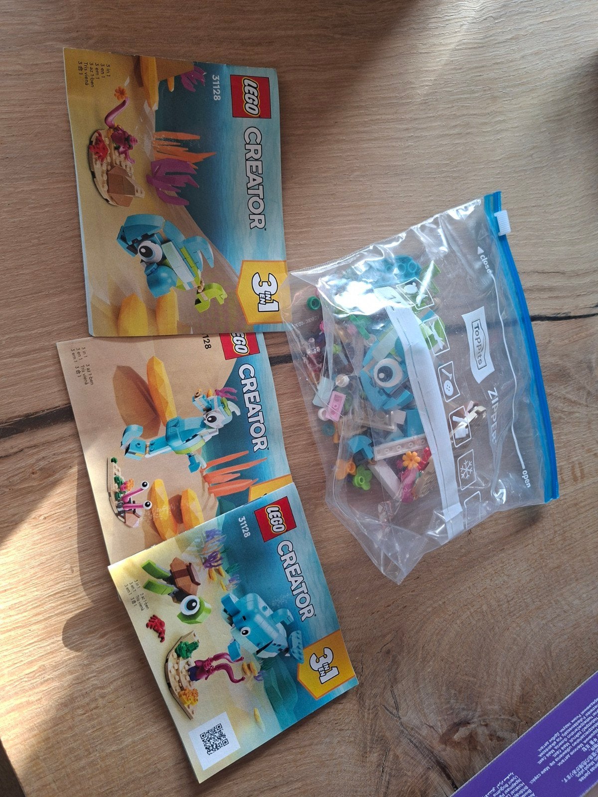 Lego Creator 3-in-1 set 31128 Zee Schildpad, Kinderen en Baby's, Ophalen, Lego, Inclusief instructies, Zo goed als nieuw