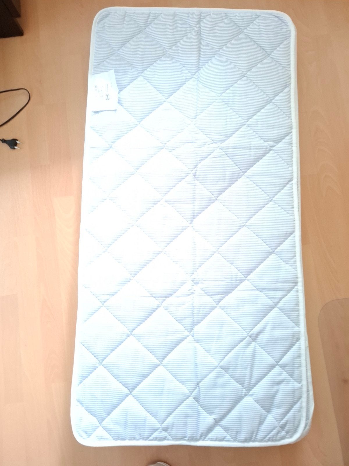 Babymatras 60x120 + topper, Ophalen, 190 cm of minder, Zo goed als nieuw, Matras