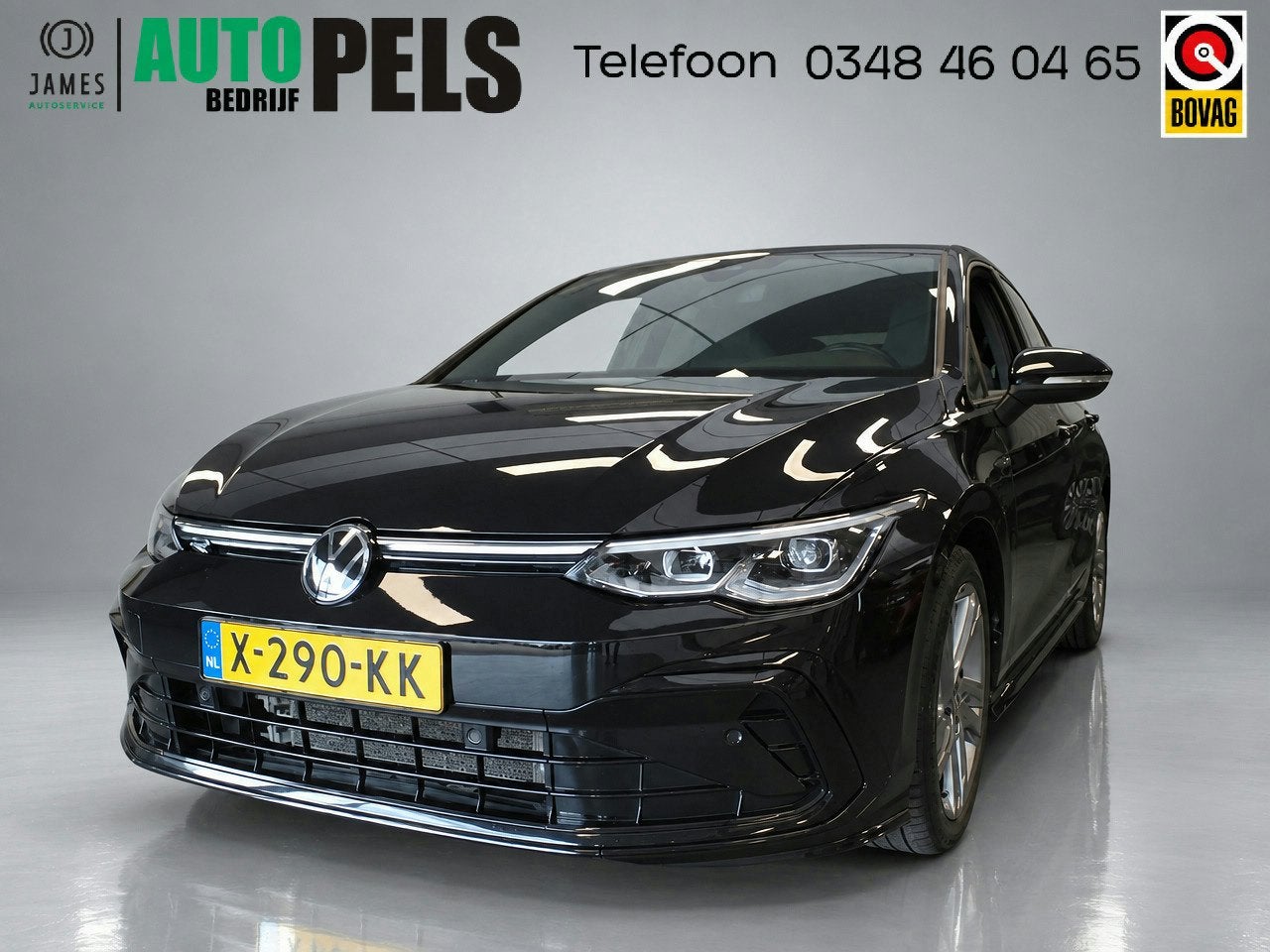 Volkswagen Golf 1.5 eTSI 2x R-Line automaat, 131pk! Navigati, 12 maanden, 4 cilinders, Alcantara, Zwart