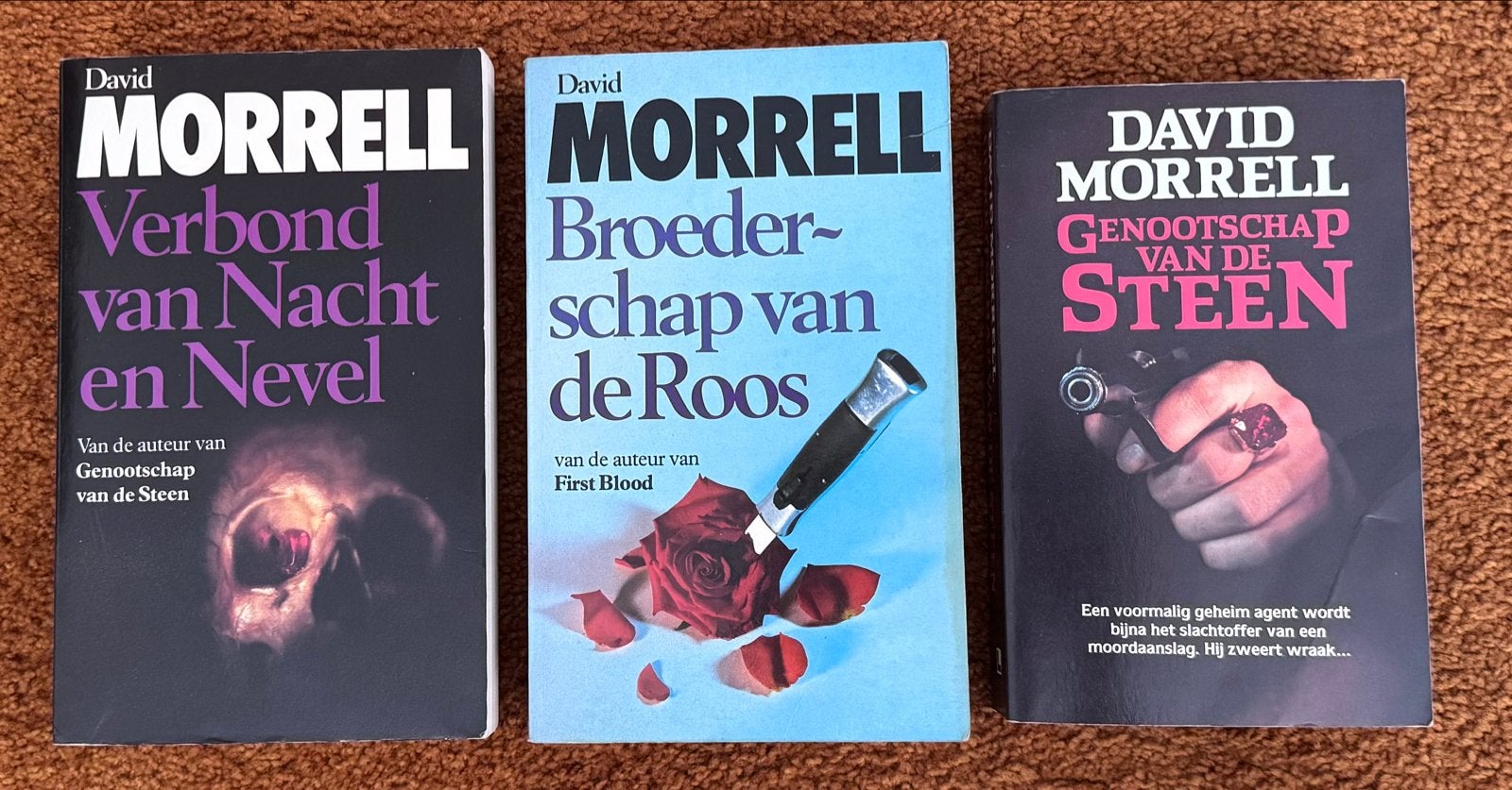 David Morrell - trilogie - actie thriller spionage, Boeken, Ophalen of Verzenden