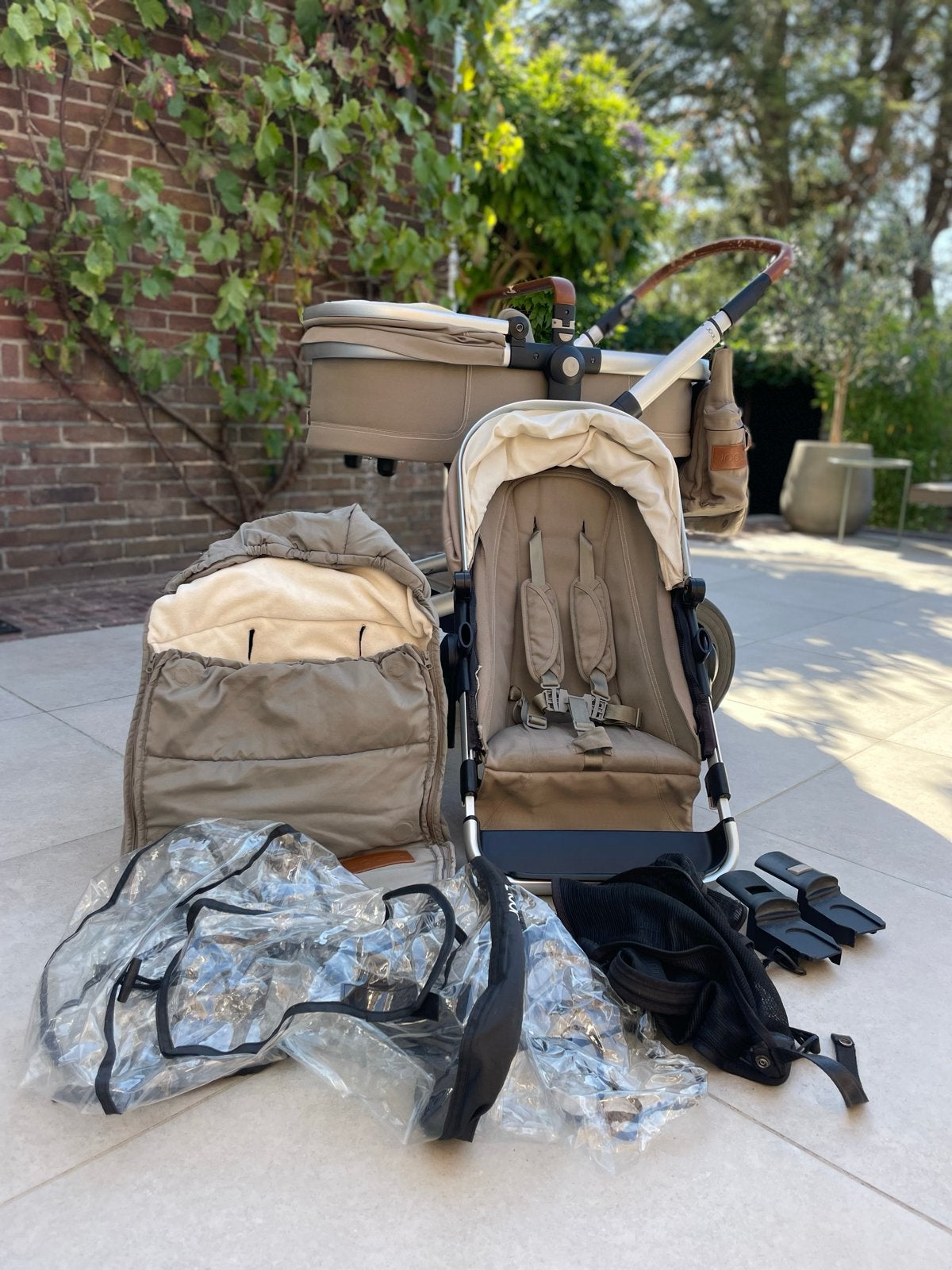 Joolz Earth Day kinderwagen 'Elephant Grey' complete set, Kinderen en Baby's, Kinderwagens en Combinaties, Gebruikt, Luchtbanden