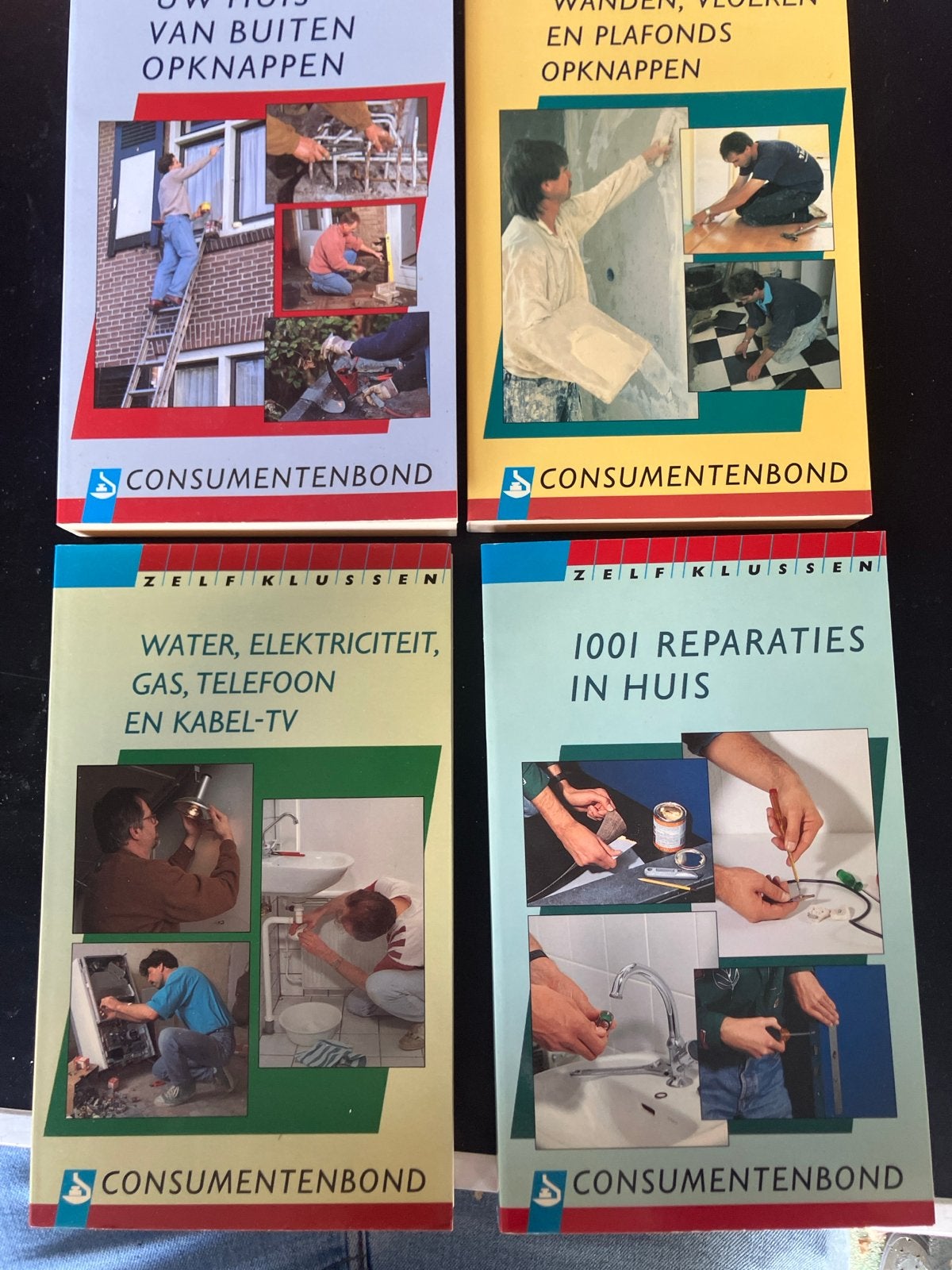 Zelf Klussen Boeken Consumentenbond (4 stuks), Boeken, Ophalen of Verzenden, Gelezen, Overige onderwerpen