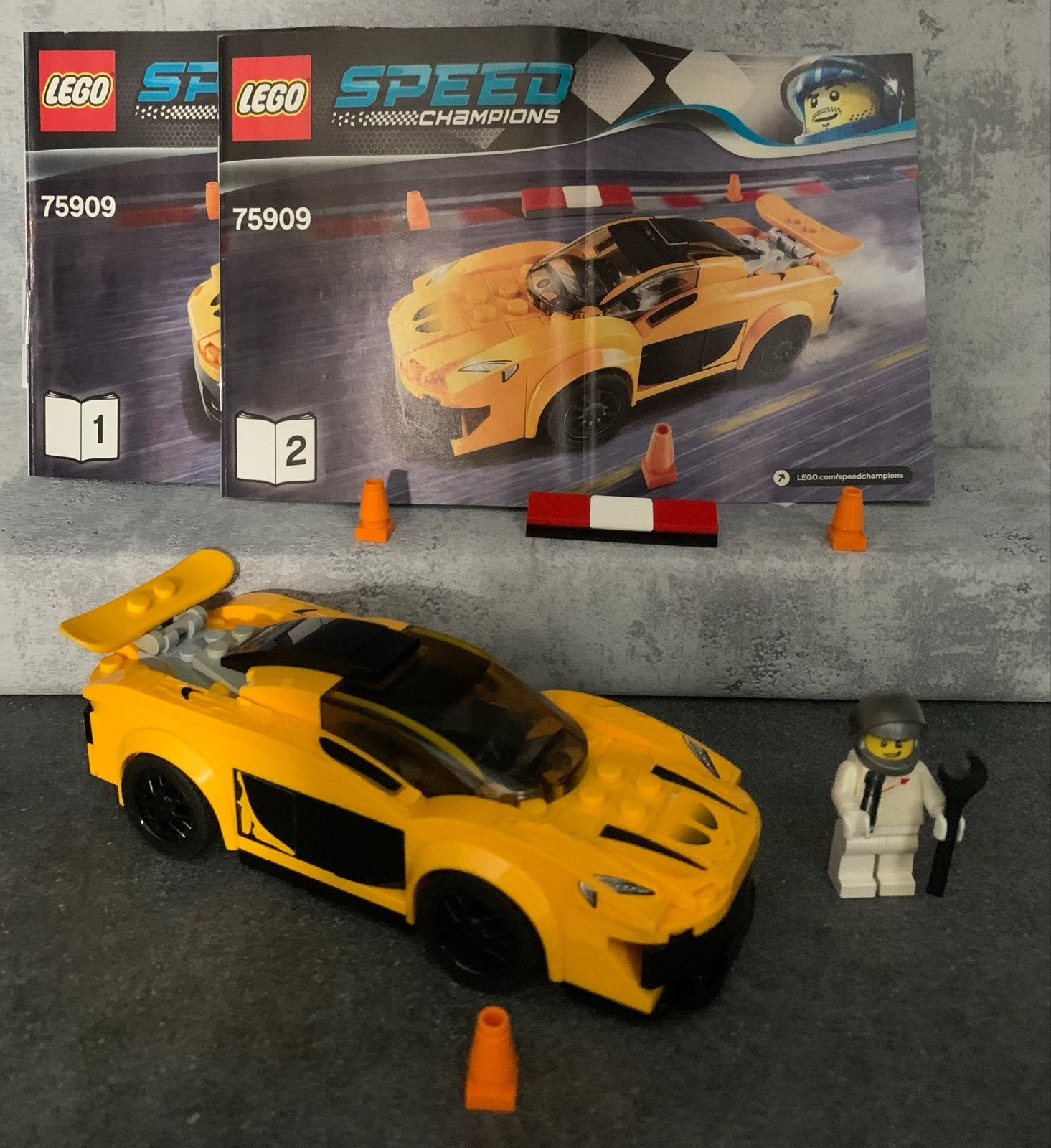 Lego Speed Champions McLaren 75909, Lego, Zo goed als nieuw, Compleet, Complete set