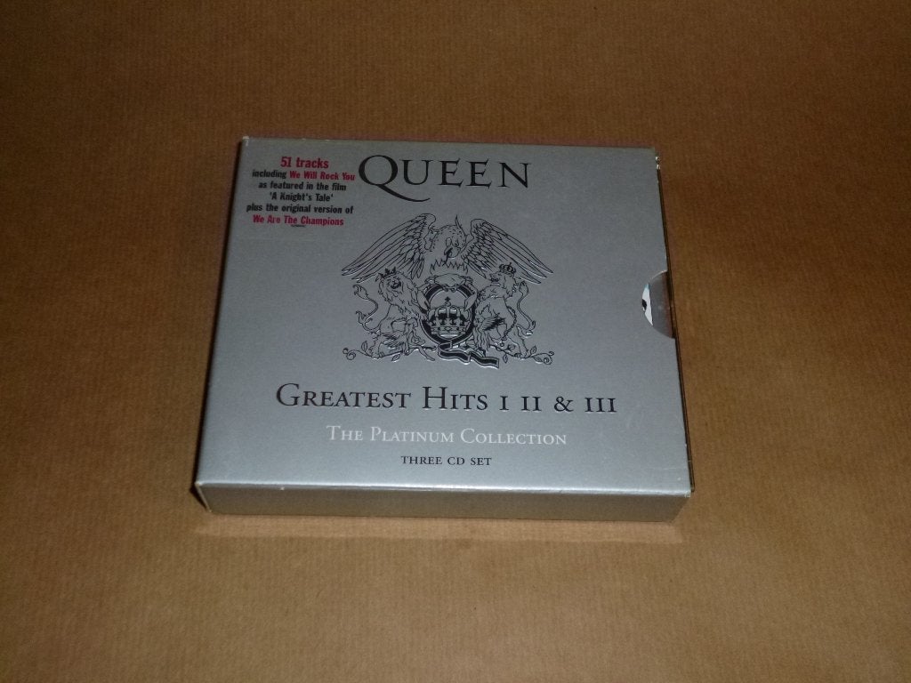 3 CD Queen Greatest Hits I II & III, Cd's en Dvd's, Cd's | Rock, Zo goed als nieuw, Poprock, Ophalen of Verzenden
