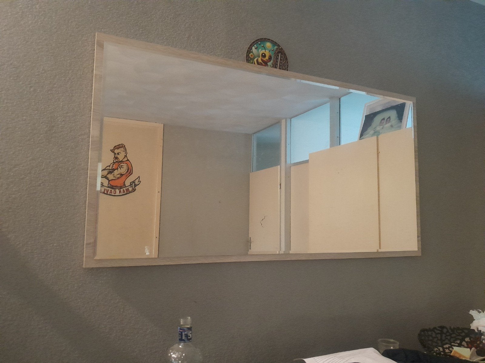 Dressoir spiegel, Ophalen