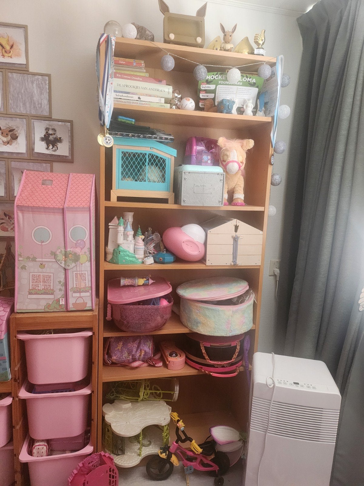 Ikea Billy Boekenkast grenen, Huis en Inrichting, Ophalen, Met plank(en), Gebruikt, 50 tot 100 cm