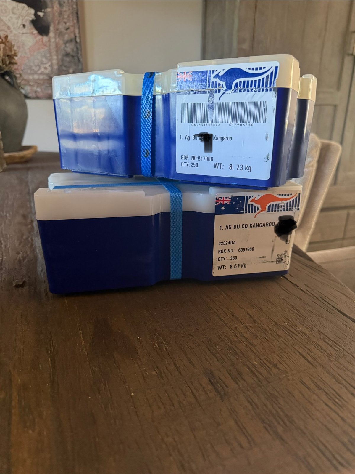 Div monsterboxen Kangaroo div jaren, Verzenden, Zilver