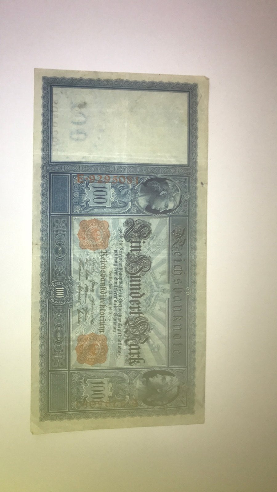 100 Mark Berlin 1910, Postzegels en Munten, Ophalen of Verzenden