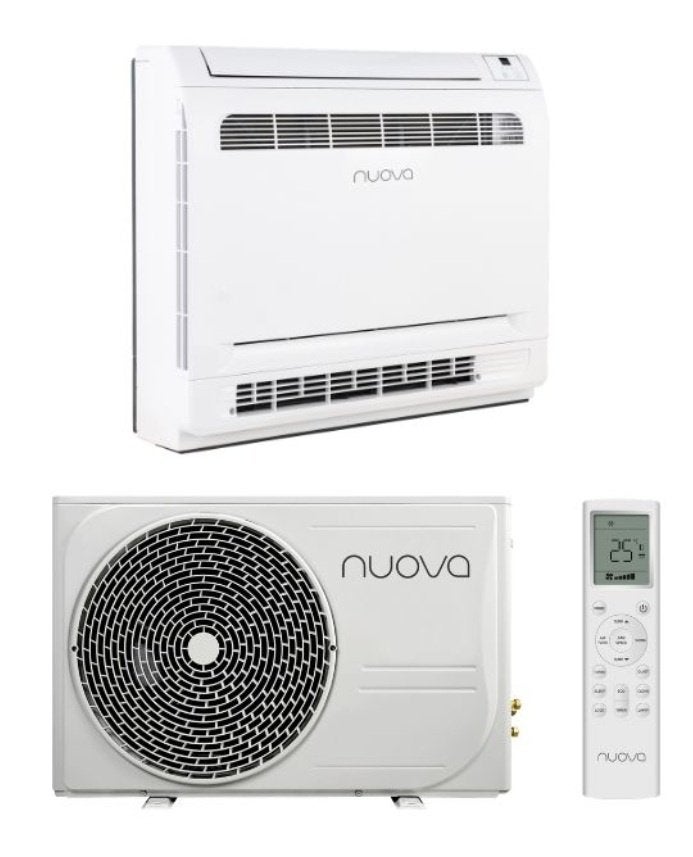 Nuova Vloermodel CONS-INF12I 3,5 kW Airco Set, Witgoed en Apparatuur, Ophalen, Koelen en Ontvochtigen, Nieuw, 3 snelheden of meer