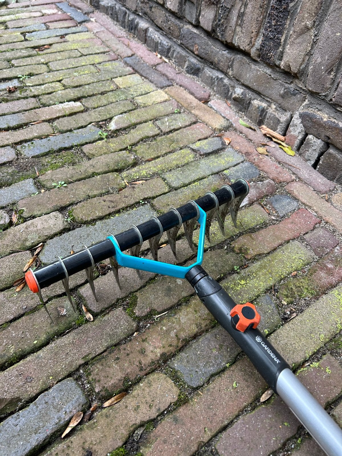 Gardena verticuteerhark met afneembare steel, Ophalen, Gebruikt