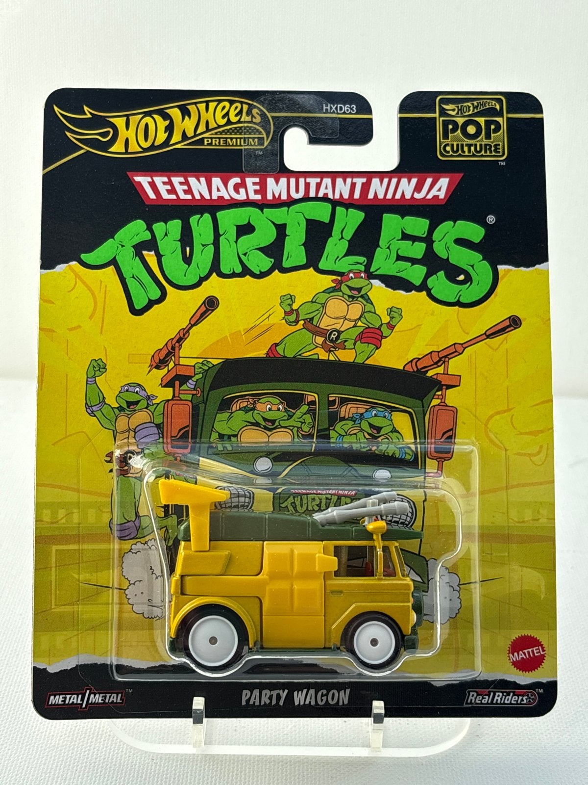 Hot Wheels Premium Teenage Mutant Ninja Turtles Party Wagon, Auto, Nieuw, Ophalen of Verzenden, Mattel