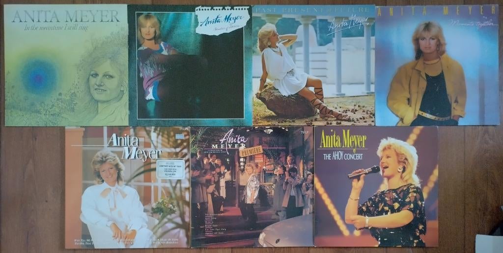 7 LP's Anita Meyer, Originele persing, 1980 - 1989, Ophalen of Verzenden, Zo goed als nieuw