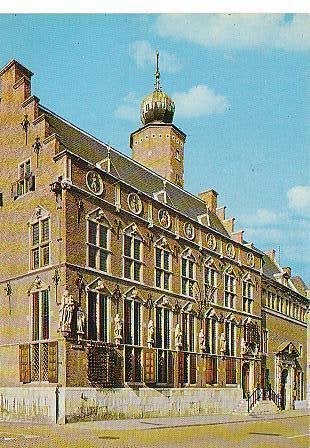 Ansichtkaart	Nijmegen	Stadhuis, Verzenden, 1960 tot 1980, Ongelopen, Gelderland