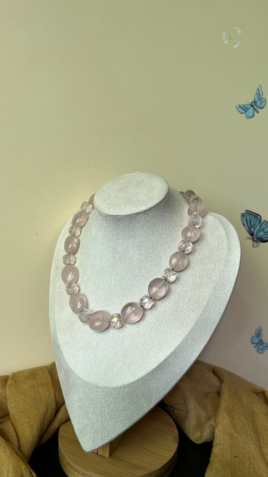 Rozenkwarts beschermt liefde geluk passie uniek liefde, Sieraden, Tassen en Uiterlijk, Magnolia11, Nieuw, Ophalen of Verzenden