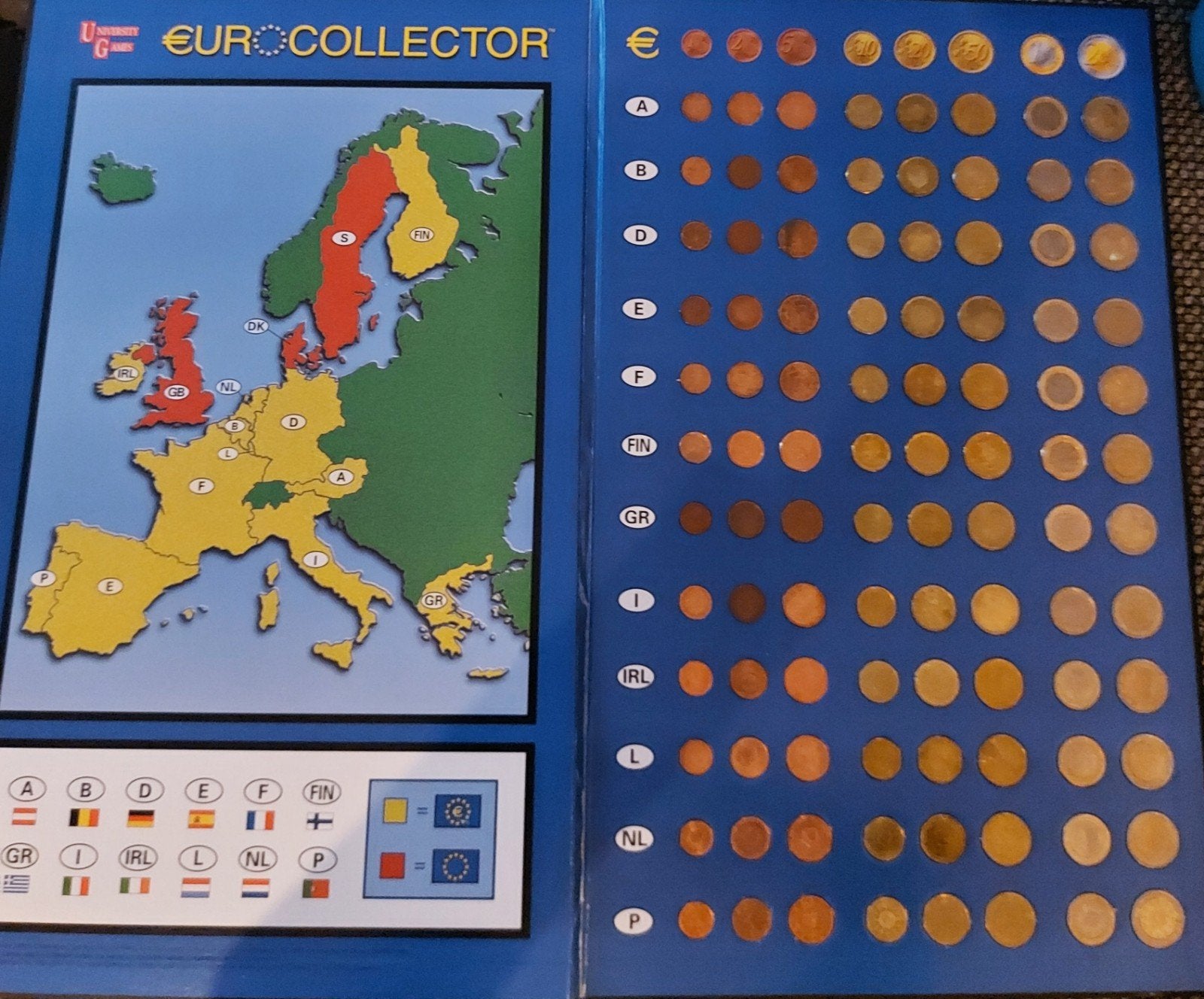 Euro Collector map 12 landen, Postzegels en Munten, Munten | Europa | Euromunten, Ophalen of Verzenden, Overige landen, 2 euro