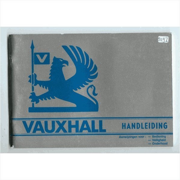 Vauxhall Chevette Cavalier Carlton Royale Instructieboekje 1, Ophalen of Verzenden