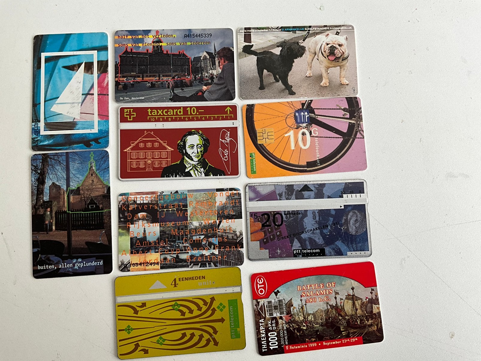 10 telefoonkaarten, Verzamelen, Ophalen of Verzenden