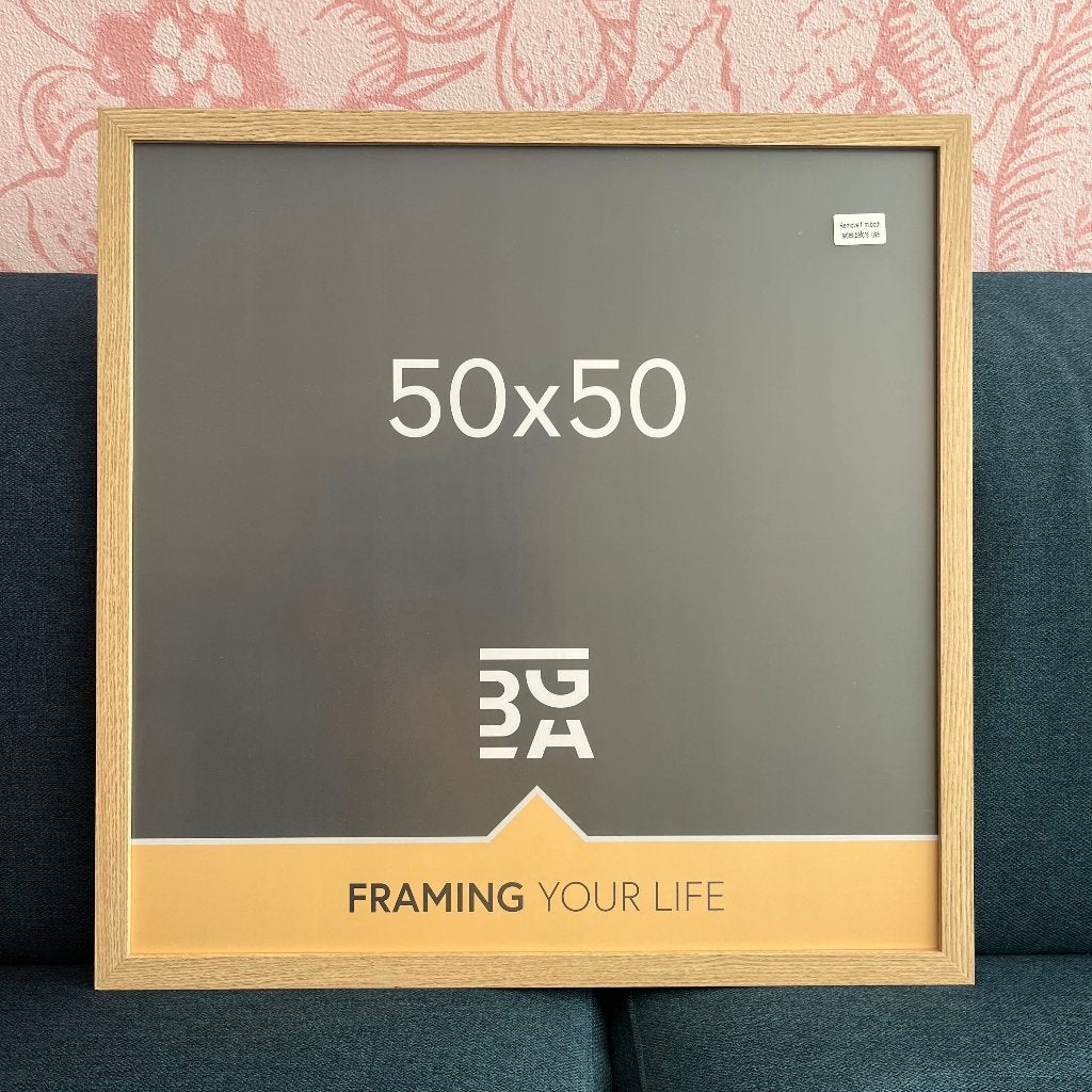50x50 cm fotolijst eiken (NIEUW), Ophalen, Overige materialen, 50 cm, Nieuw
